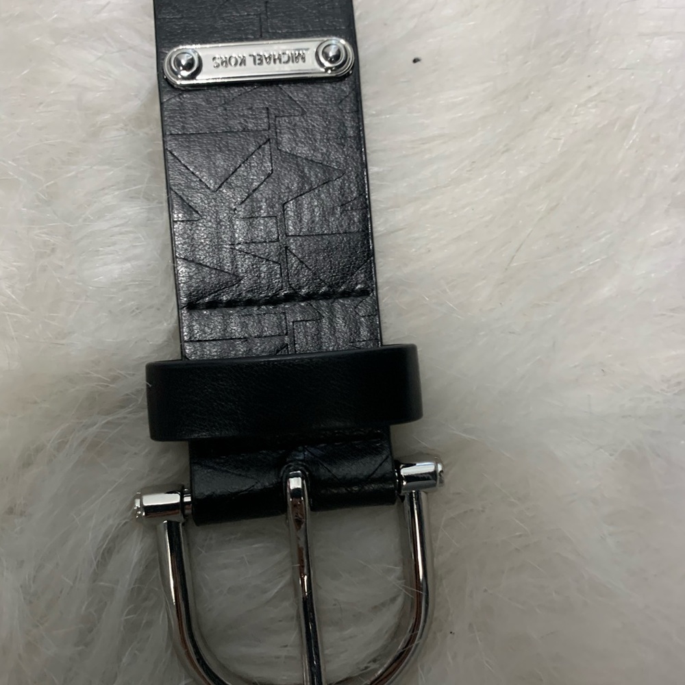 Michael Kors brand new belt Silver and black M